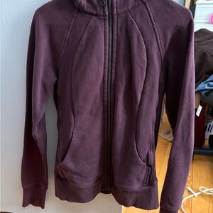 Purple Zip-Up Hoodie